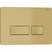 Przyciski spłukujące - Mexen Tex 04 przycisk spłukujący, złoty - 6104-06 - miniaturka - grafika 1
