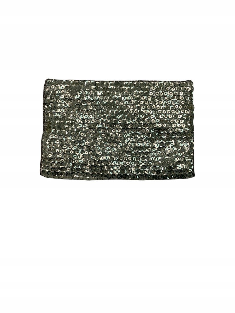 Mała elegancka rozkładana torebka damska w cekiny