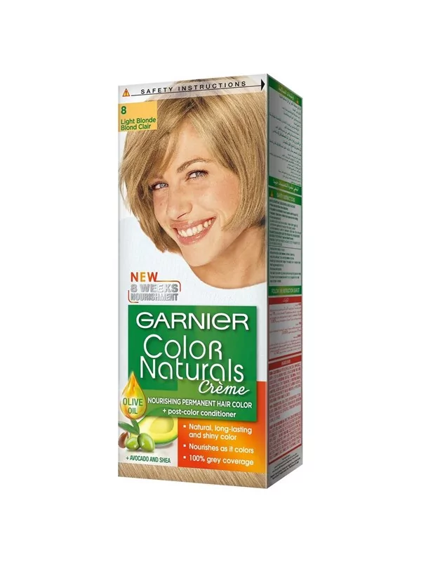 Garnier Color Naturals Krem koloryzujący nr 8 Jasny Blond 0305396