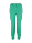 Spodnie damskie - Tom Tailor Spodnie w kolorze zielonym - miniaturka - grafika 1