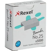 Zszywacze biurowe - Zszywki nr.25 (4mm) 5000szt. 5025 REXEL - miniaturka - grafika 1