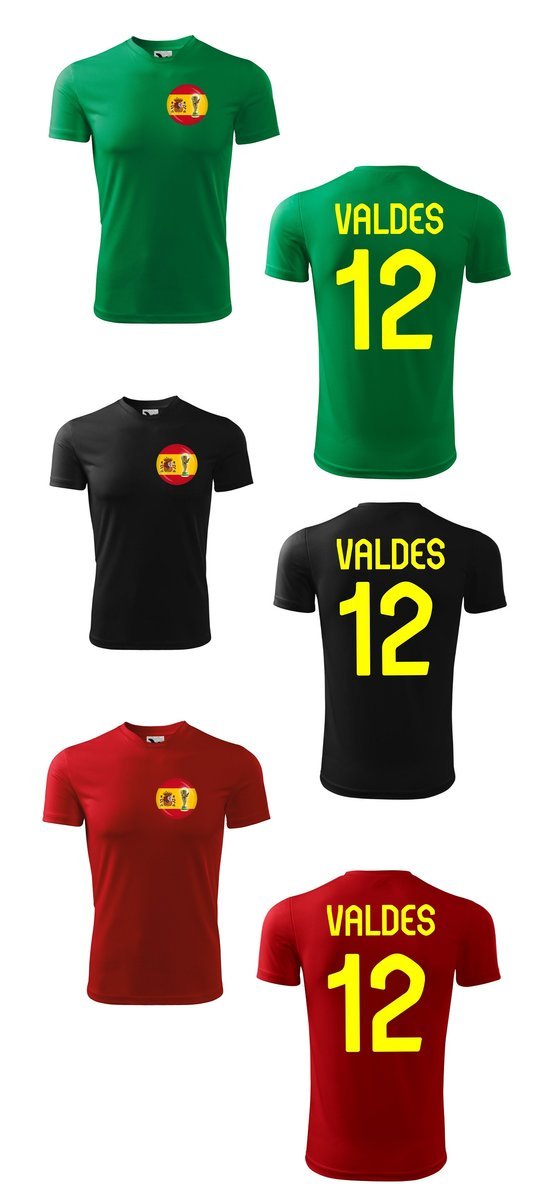 Treningowa Koszulka HISZPANIA VICTOR VALDES 12 jr