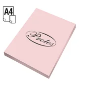 Papier do drukarek - Papier kolorowy A4 różowy jasny 160g Protos - miniaturka - grafika 1