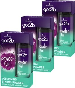 3X Puder Do Włosów Objętość Schwarzkopf 10Ml Got2B - Kosmetyki do stylizacji włosów - miniaturka - grafika 1