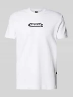 Koszulki męskie - T-shirt z nadrukiem z logo - miniaturka - grafika 1
