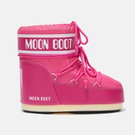 Kozaki damskie - Damskie Buty zimowe MOON BOOT MB ICON LOW NYLON 80D1409340-J003 – Różowy - miniaturka - grafika 1