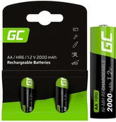 Ładowarki i akumulatory - AKUMULATORKI Green Cell 2x AA HR6 2000mAh GR06 - miniaturka - grafika 1