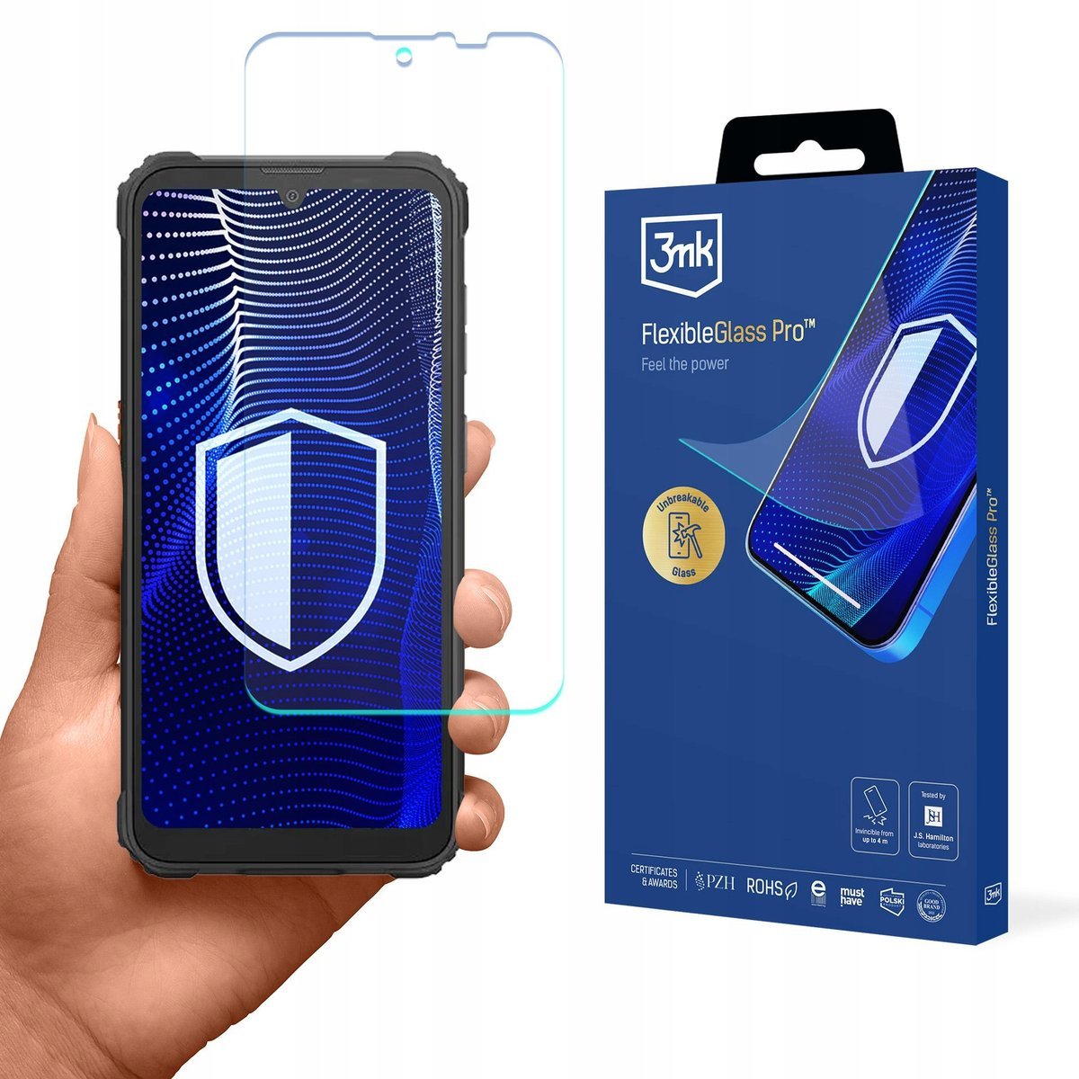 Nietłukące szkło hybrydowe na ekran Blackview BV5300 3mk FlexibleGlass Pro