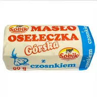 Masło i margaryna - Sobik - Masło Osełeczka Górska z czosnkiem - miniaturka - grafika 1