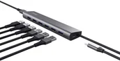 Huby USB - USB-hub Trust HALYX 7-portowy (8713439249675) - miniaturka - grafika 1