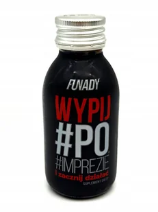 Shot Wypij po Imprezie 100 ml FUNADY glukoza witaminy węgiel aktywny - Soki i napoje niegazowane Shot Wypij po Imprezie 100 ml FUNADY glukoza witaminy węgiel aktywny - Soki i napoje niegazowane - miniaturka - grafika 1