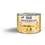 Mokra karma dla kotów - MAC's mokra karma dla kota Adult Czysty kurczak, całe serca drobiowe 6x200 g - miniaturka - grafika 1