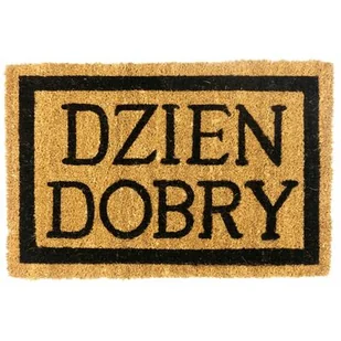 Wycieraczka DZIEŃ DOBRY / WITAMY 40 x 60 - Wycieraczki - miniaturka - grafika 1