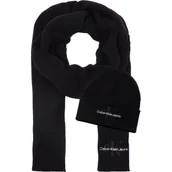 Czapki damskie - Calvin Klein Jeans Szal + czapka GIFTING LOGO - miniaturka - grafika 1