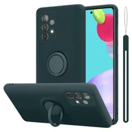 Etui i futerały do telefonów - Pokrowiec Do Samsung Galaxy A52 (4G / 5G) / A52s w LIQUID ZIELONY Etui TPU Obudowa Ochronny Case Cover Plecki Cadorabo - miniaturka - grafika 1