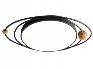 Lampa Plafon Galaxy Czarny Sufitowa Żyrandol Loft - Lampy sufitowe - miniaturka - grafika 1