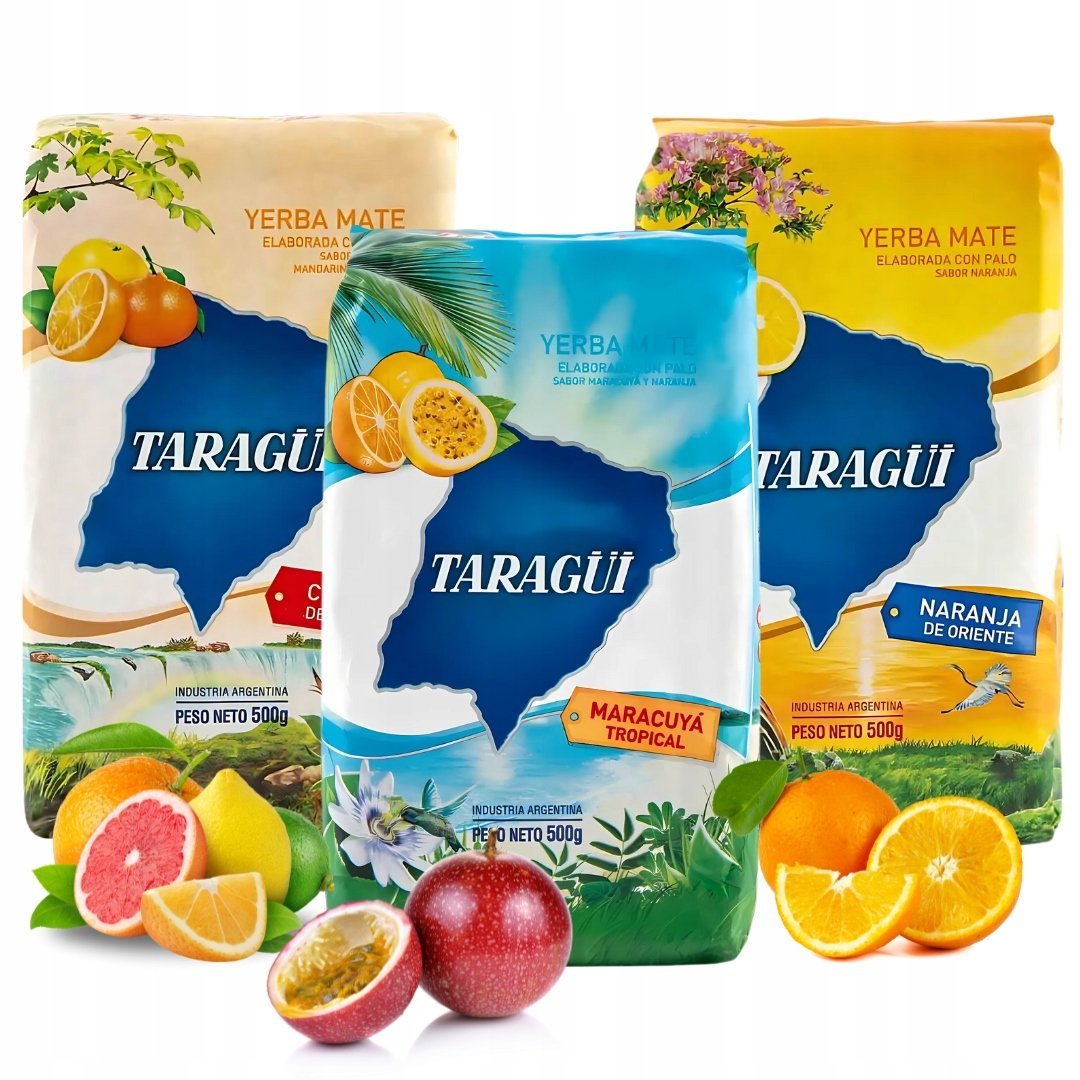 Yerba Mate TARAGUI OWOCOWY MIX 3x500g 1,5kg
