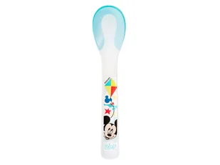 Lulabi, Myszka Mickey, Łyżeczka do karmienia dla dziecka, 4m+ - Sztućce dla dzieci - miniaturka - grafika 1
