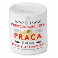 Skarbonki - Skarbonka Dla Funkcjonariusza na Urodziny Prezent z Nadrukiem ze Zdjęciem - miniaturka - grafika 1