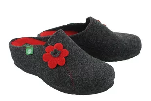 DR BRINKMANN 330162-9 czarny, kapcie/klapki damskie - Dr. Brinkmann - Kapcie damskie - miniaturka - grafika 1