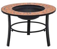 Paleniska ogrodowe - Okrągłe dekoracyjne palenisko ogrodowe terakota P1-K01 - miniaturka - grafika 1