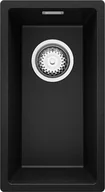 Zlewozmywaki - BRANDE SOLAR 260-30-U BLACK (czarny mat) | podwieszany - miniaturka - grafika 1