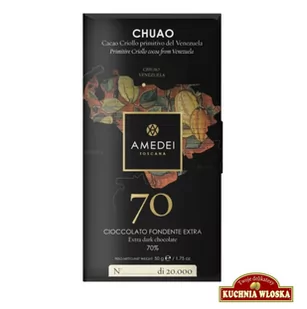 Chuao - czekolada ciemna 70% 50g / Amedei - Czekolada - miniaturka - grafika 1