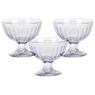 Pucharki do lodów szklane 180 ml 3 szt. kod: O-139350 - Inne naczynia kuchenne - miniaturka - grafika 1