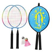 Badminton - Schildköt Zestaw piórek dla dzieci Junior, 2 skrócone rakiety 45,5 cm, 2 piłeczki do piór, w etui 3/4, 970907 - miniaturka - grafika 1