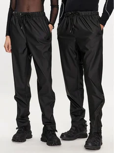 Rains Spodnie przeciwdeszczowe Rain Pants Slim W3 18580 Czarny Slim Fit - Spodnie damskie - miniaturka - grafika 1