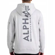 Bluzy męskie - Alpha Industries Bluza z kapturem Back Print 17831 - miniaturka - grafika 1