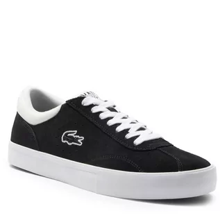 Półbuty męskie - Sneakersy Lacoste Trackserve 746SMA0026 Blk/Wht 312 - grafika 1