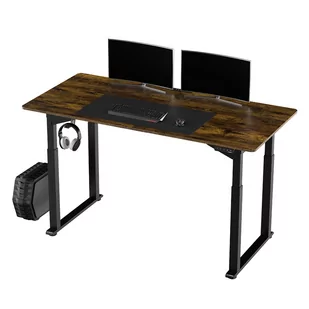 Biurko, elektycznie regulowany, brązowa płyta, 160x75 cm, 74-116 cm, UPLIFT, z podkładką pod mysz XXL, ULTRADESK - Biurka Biurko, elektycznie regulowany, brązowa płyta, 160x75 cm, 74-116 cm, UPLIFT, z podkładką pod mysz XXL, ULTRADESK - Biurka - miniaturka - grafika 1