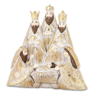 Szopka Bożonarodzeniowa Stajenka Figurka Święta - Ozdoby bożonarodzeniowe - miniaturka - grafika 1