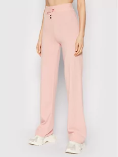 Juicy Couture Spodnie dresowe JCKB221004 Różowy Regular Fit - Spodnie sportowe damskie - miniaturka - grafika 1