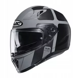 Kaski motocyklowe HJC i70 PRIKA MC5, czarny/szary, M - Kaski motocyklowe - miniaturka - grafika 1