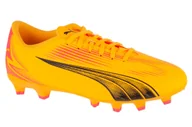 Piłka nożna - Puma Ultra Play FG/AG Jr 107775-03, dla chłopca, buty piłkarskie - korki, Żółty - miniaturka - grafika 1