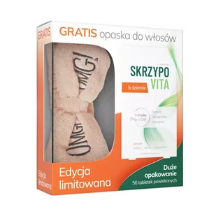 Skrzypovita 1 x dziennie tabl powlekane 56 szt. + opaska do włosów GRATIS!!! - Włosy, skóra, paznokcie - miniaturka - grafika 1