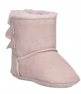 Śniegowce damskie - Ugg Śniegowce Różowe Dziewczęce Ocieplane Zimowe Skóra 20,5 Jwa - miniaturka - grafika 1