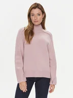 Swetry damskie - Calvin Klein Golf K20K205985 Różowy Relaxed Fit - miniaturka - grafika 1
