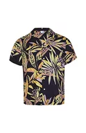 Koszule męskie - O'NEILL Print Shirt Koszula męska, 39033 Black Tropical Flower, Regularny, 39033 Czarny Tropikalny Kwiat, M-L - miniaturka - grafika 1