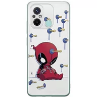 Etui i futerały do telefonów - Etui Deadpool 005 Marvel Nadruk pełny Biały Producent: Xiaomi, Model: REDMI 12C/ REDMI 11A - miniaturka - grafika 1