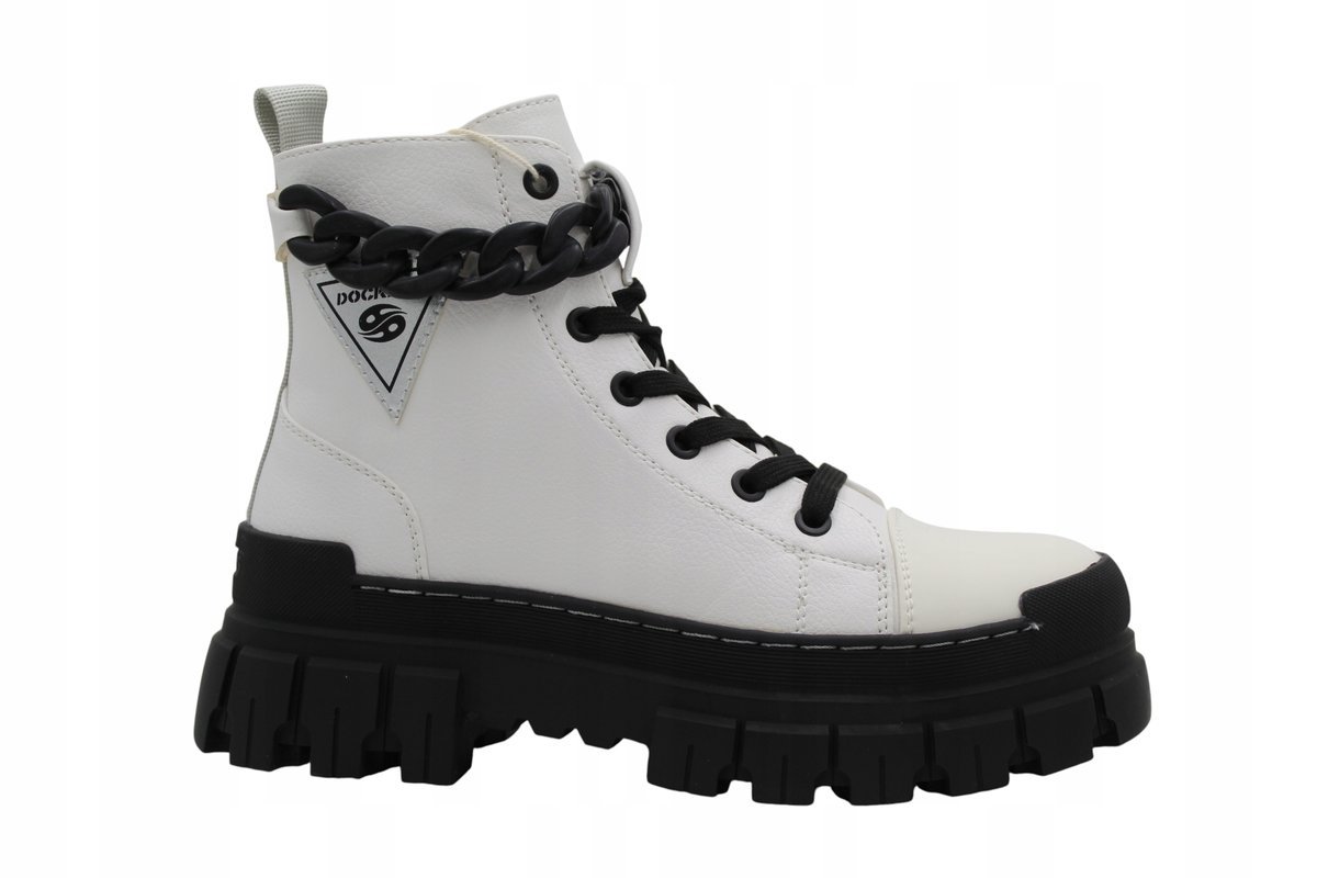 Buty damskie Dockers by Gerli 51EV203 białe platforma trapery EU 36 nowe
