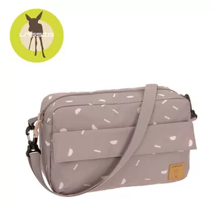 Lassig Organizer do wózka dziecięcego Torba na ramię Torba do wózka dziecięcego wraz z mocowaniem do wózka/Casual Buggy Organizer Bag Blocks taupe - Torby i organizery dla mam - miniaturka - grafika 2