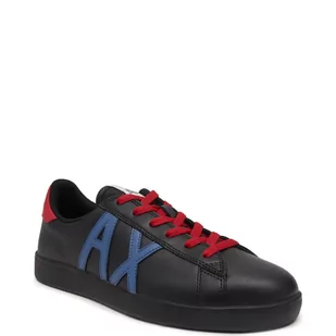 Armani Exchange Trampki | z dodatkiem skóry - Trampki męskie - miniaturka - grafika 1