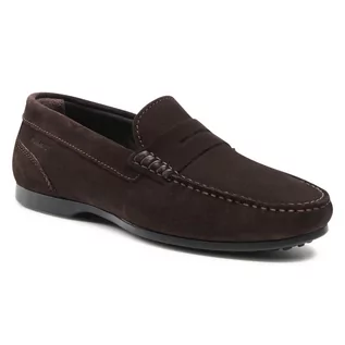 Mokasyny damskie - Sebago Mokasyny Byron Suede 70016Z0 Dk Brown 901 - grafika 1