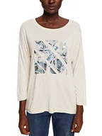 Koszulki i topy damskie - ESPRIT Collection Koszulka damska 082EO1K316, 055/ICE, XS - miniaturka - grafika 1