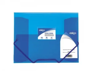 Strigo Teczka z gumką PP A4 fioletowa SF027 STRIGO - Teczki i skoroszyty - miniaturka - grafika 1