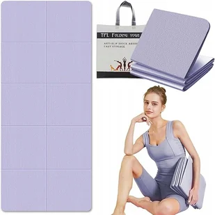 Mata do ćwiczeń Piankowa 4mm LeapBeast 183 x 61cm Fiolet torba podróżna - Torby podróżne - miniaturka - grafika 1
