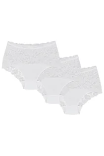 Wol-Bar teri 3-pak biały 2xl majtki figi - Majtki damskie - miniaturka - grafika 1